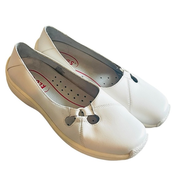 Klogs White Leather Slip-On Shoes size 9 - Picture 7 of 15